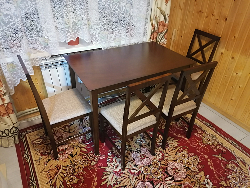 Обеденный комплект Hudson (Хадсон) espresso фото покупателя 26